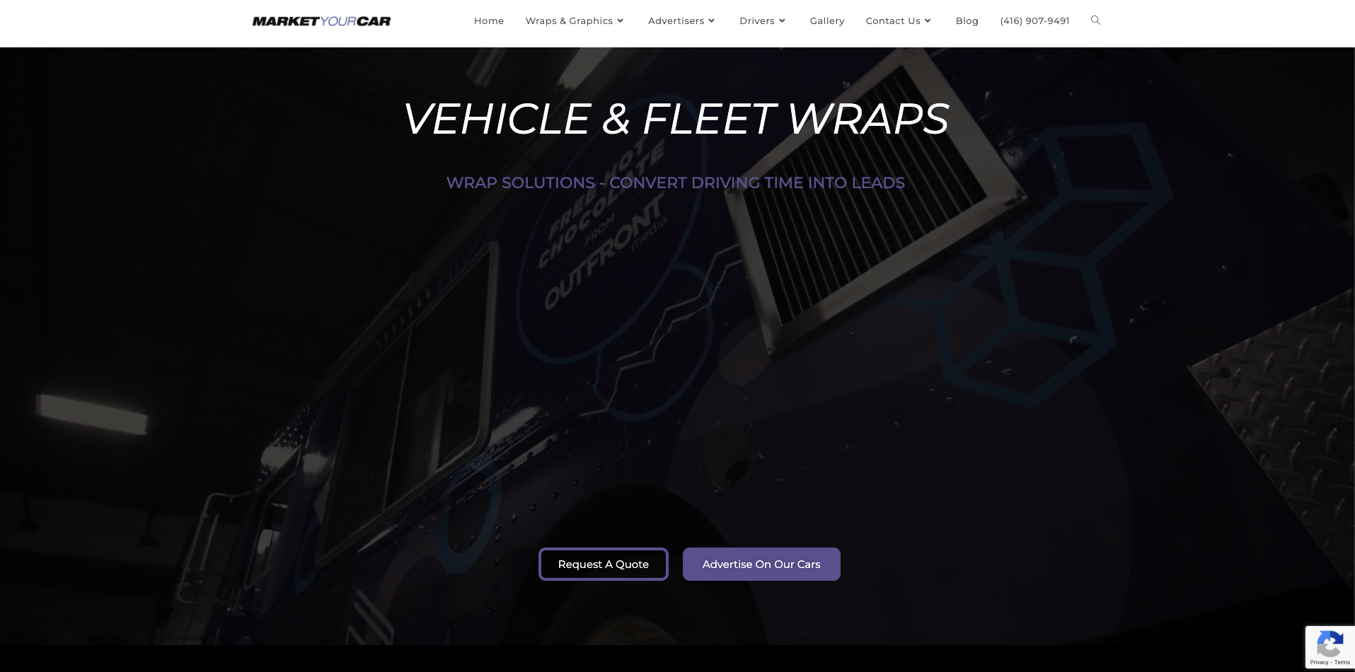 Market Your Car website